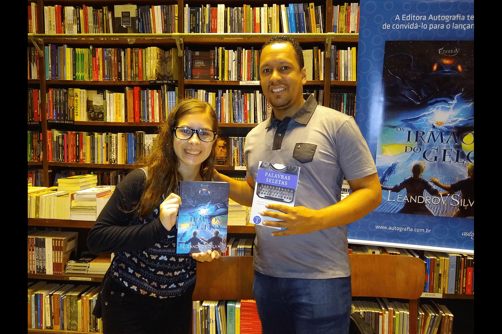 LeandroVSilva Os Irmãos  do Gelo Livraria da Travessa