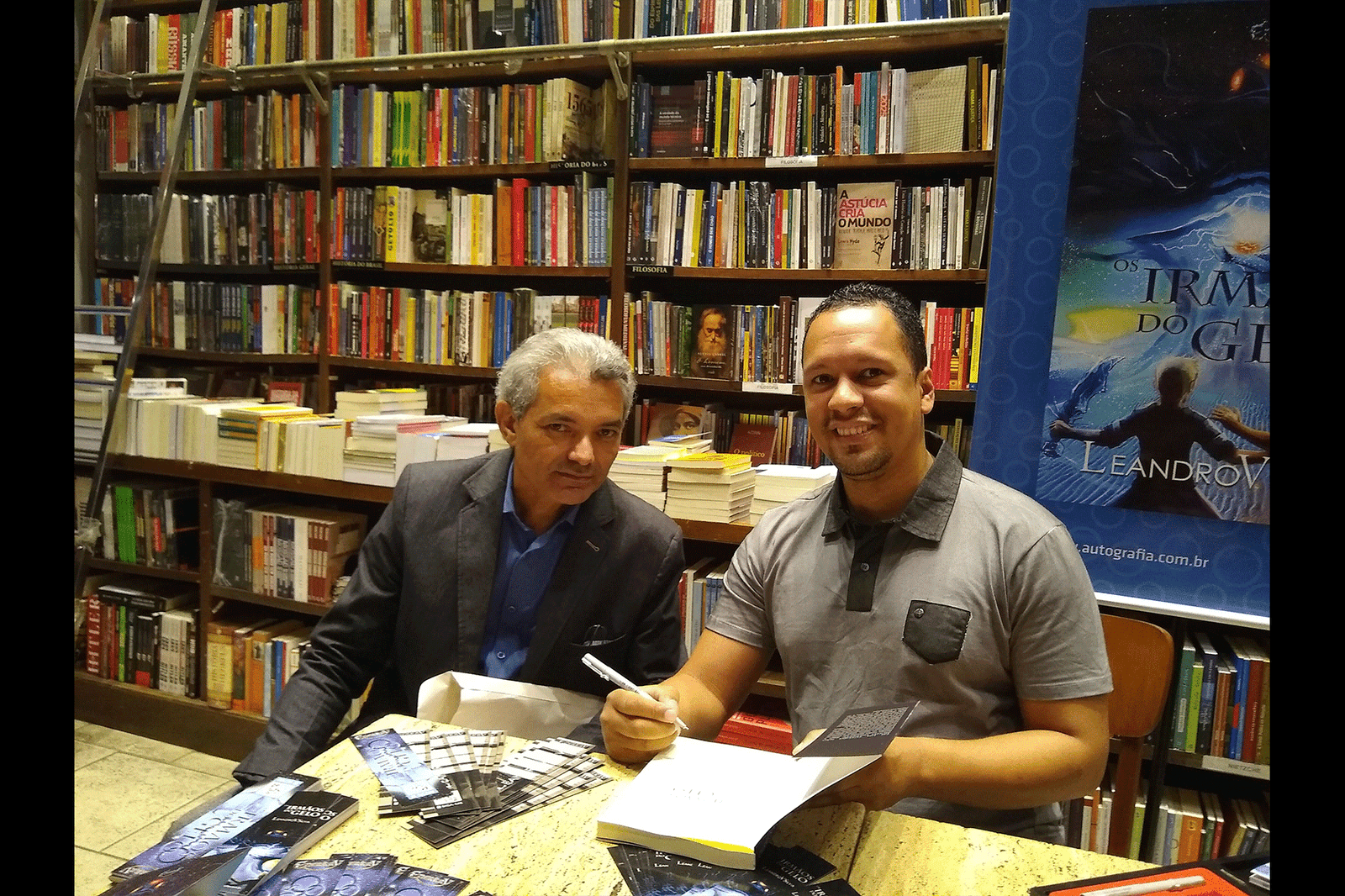 LeandroVSilva Os Irmãos  do Gelo Livraria da Travessa