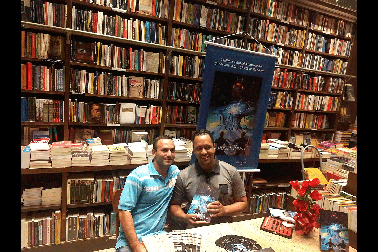 LeandroVSilva Os Irmãos  do Gelo Livraria da Travessa