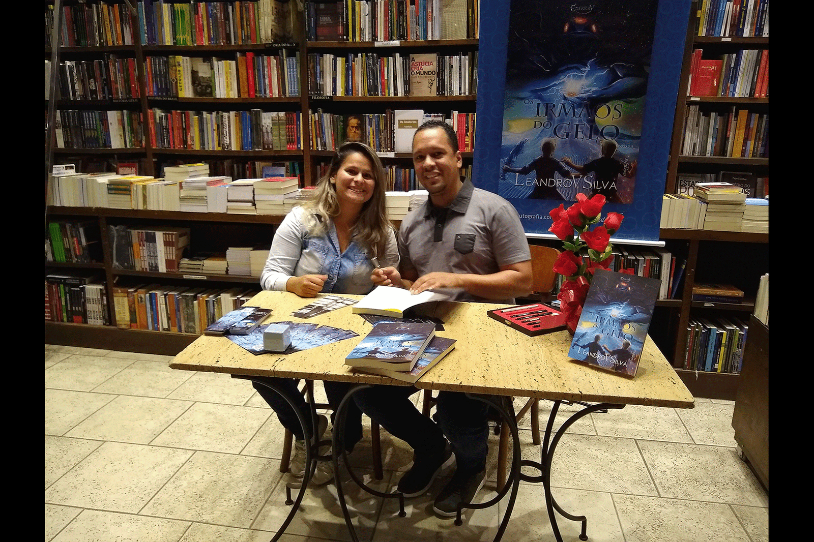 LeandroVSilva Os Irmãos  do Gelo Livraria da Travessa