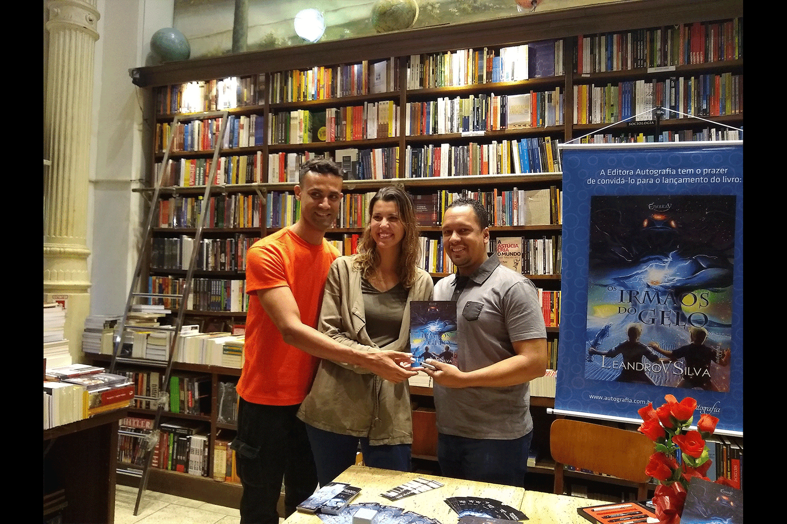 LeandroVSilva Os Irmãos  do Gelo Livraria da Travessa