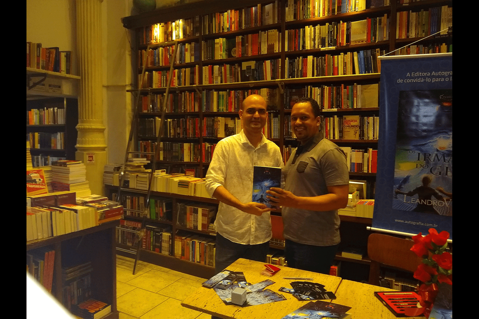 LeandroVSilva Os Irmãos  do Gelo Livraria da Travessa