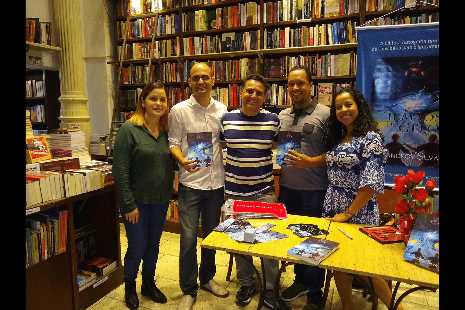 LeandroVSilva Os Irmãos  do Gelo Livraria da Travessa