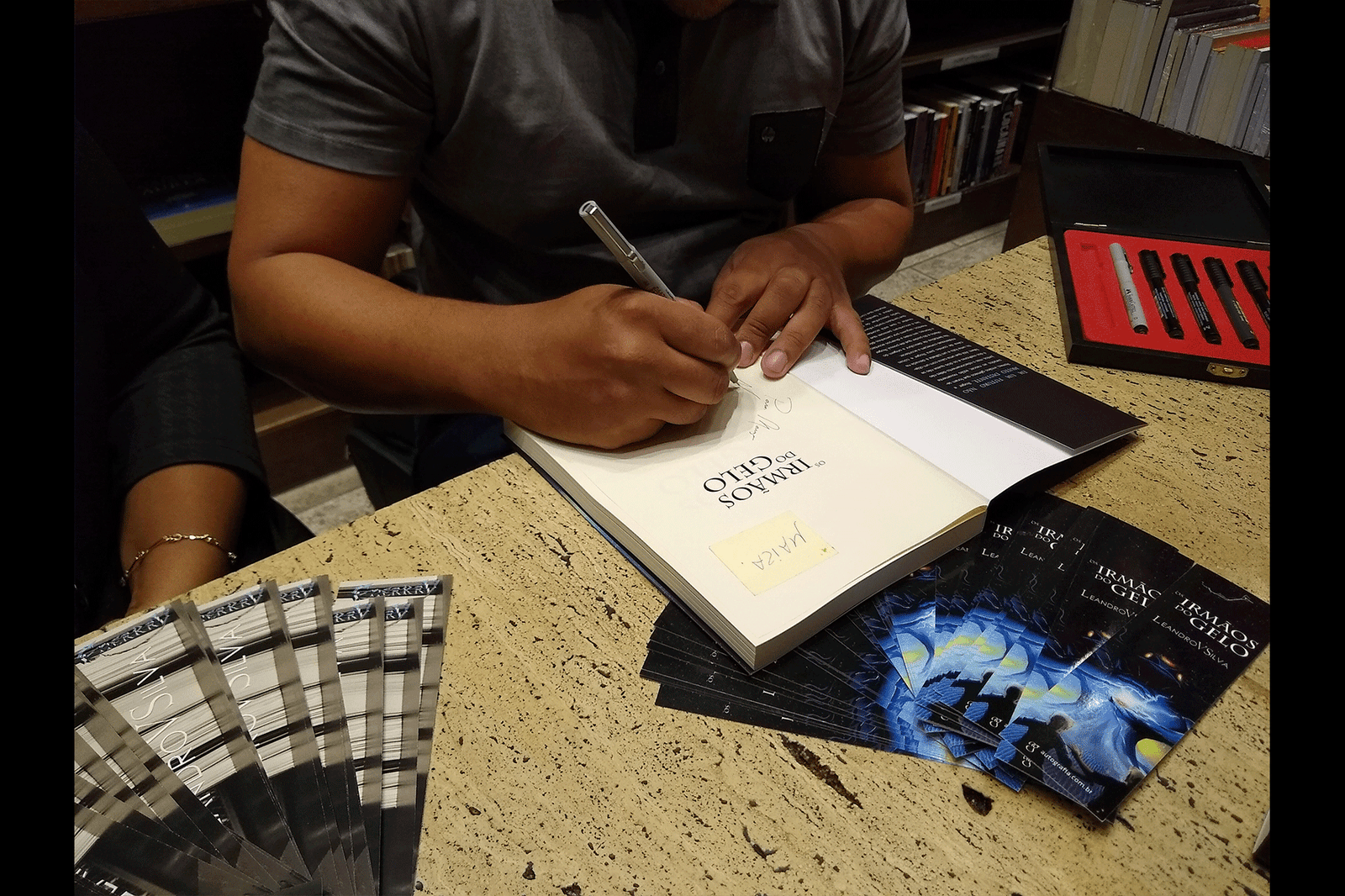 LeandroVSilva Os Irmãos  do Gelo Livraria da Travessa