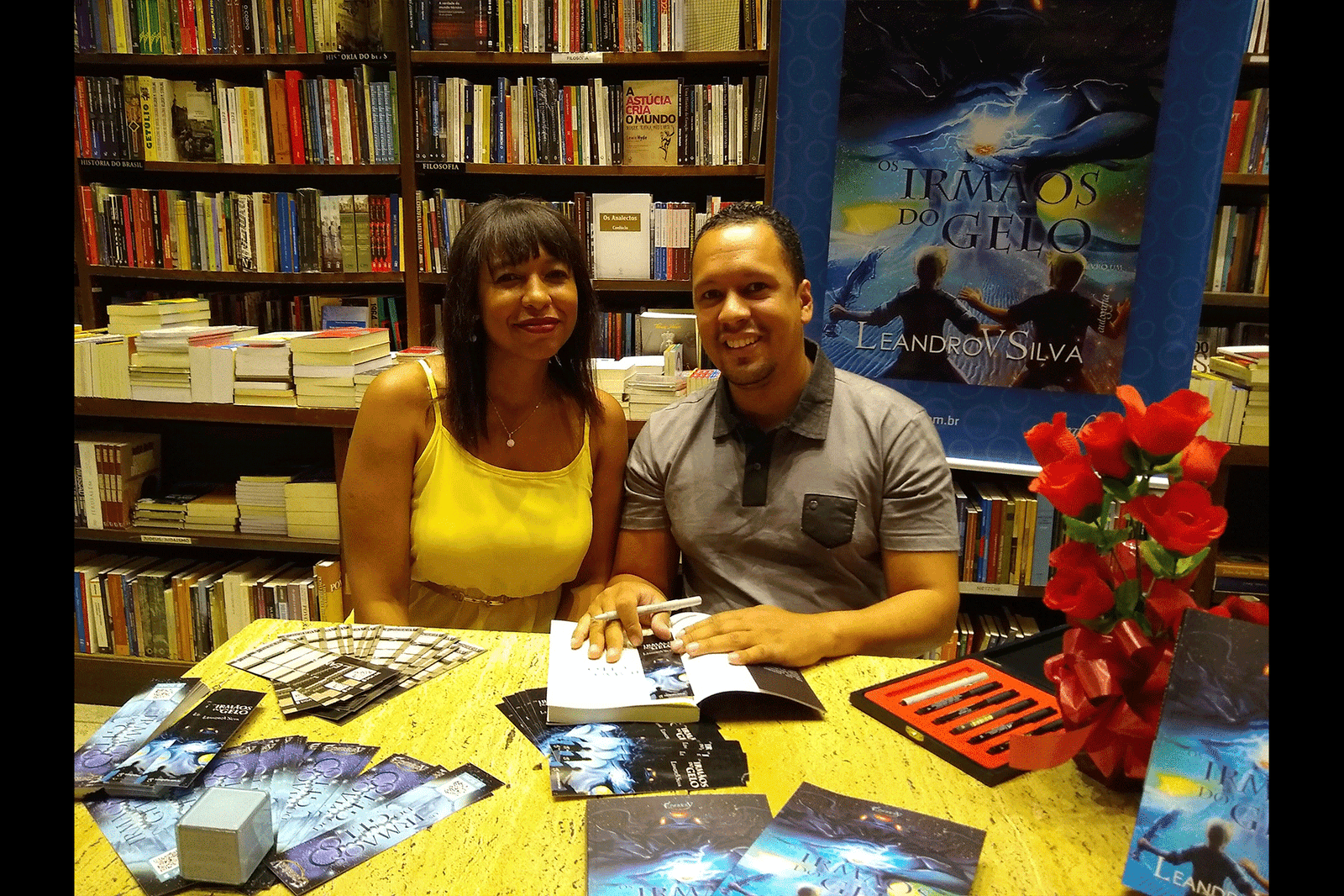 LeandroVSilva Os Irmãos  do Gelo Livraria da Travessa